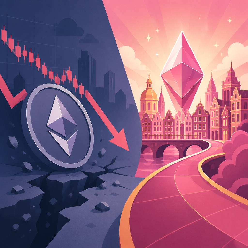 Ethereum slips to $1,741 as Glamsterdam advances