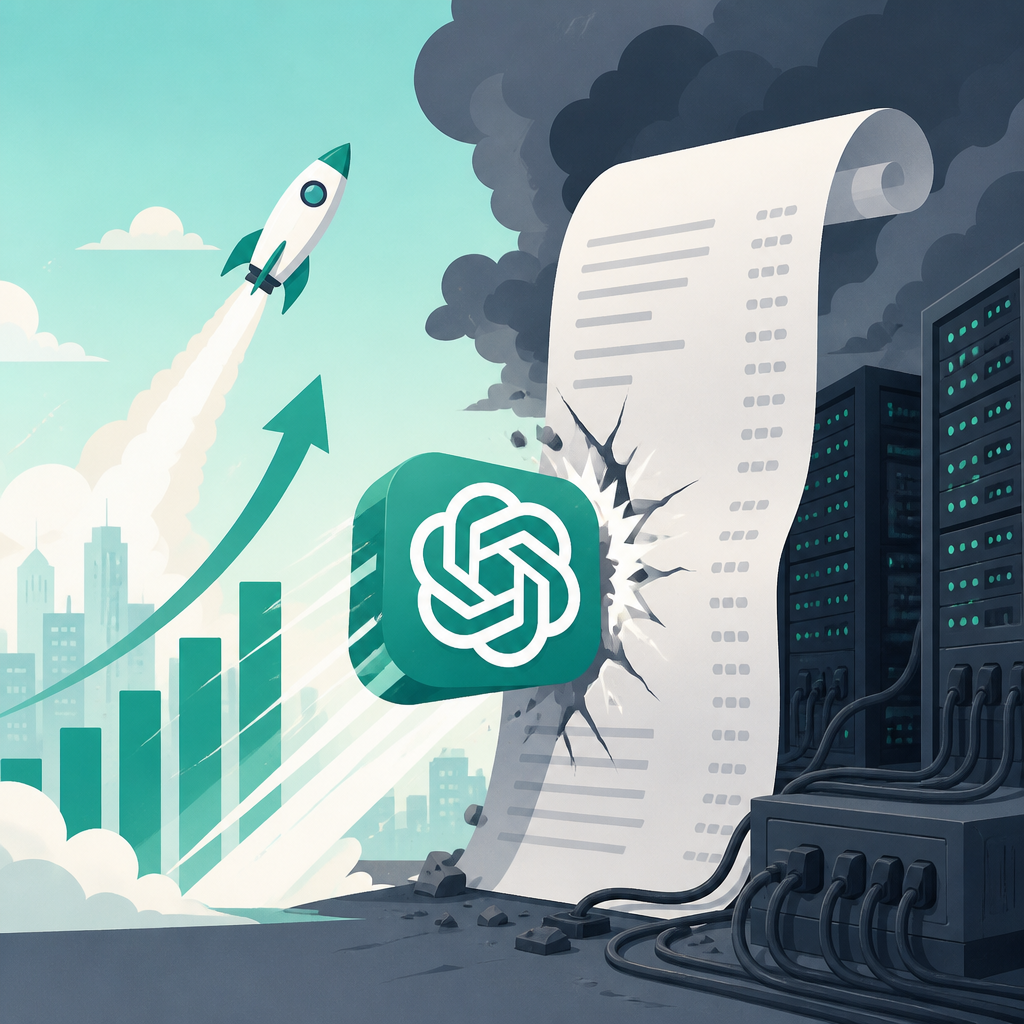 OpenAI 的增長神話正在撞上算力帳單