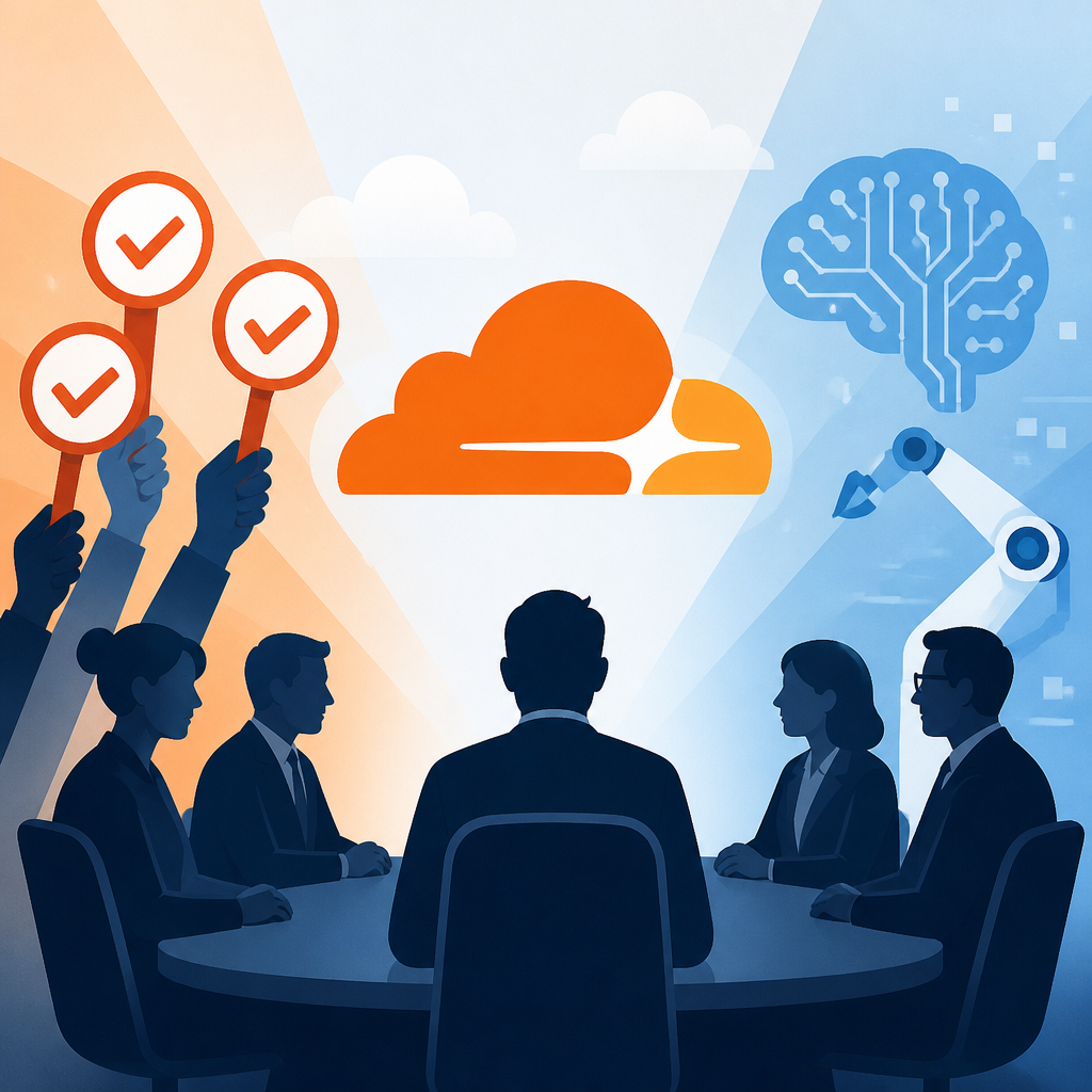 Cloudflare Faces Director Vote Pressure Amid AI Push