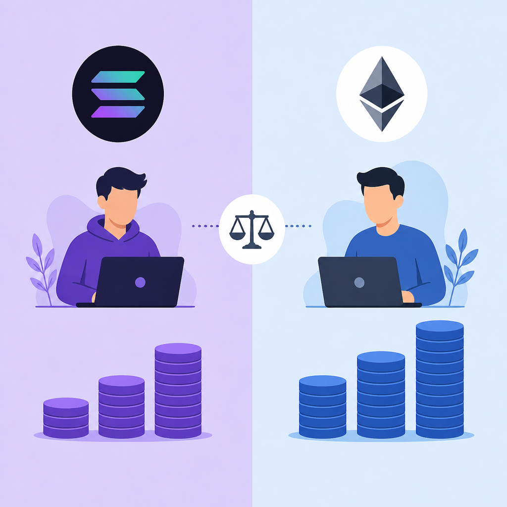 Solana Developer Salary vs Ethereum Developer Salary