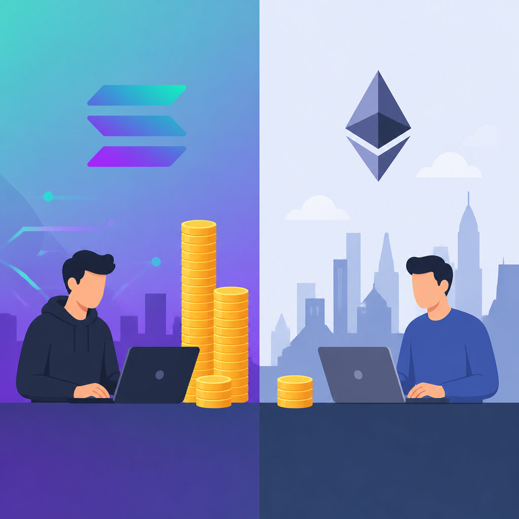 Solana Developer Salary vs Ethereum Developer Salary