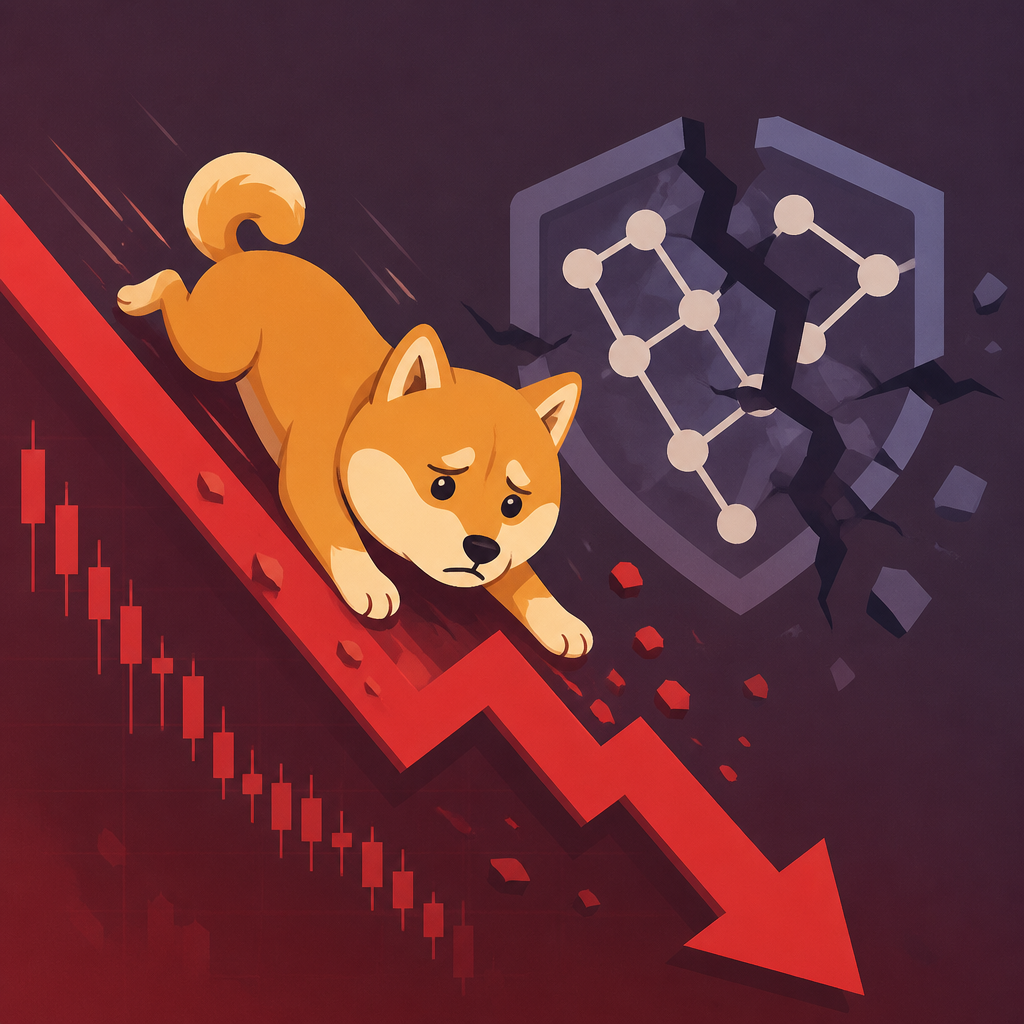 Shiba Inu slips 6.99% after Shibarium breach