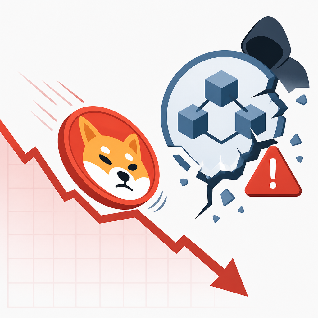 Shiba Inu slips 6.99% after Shibarium breach