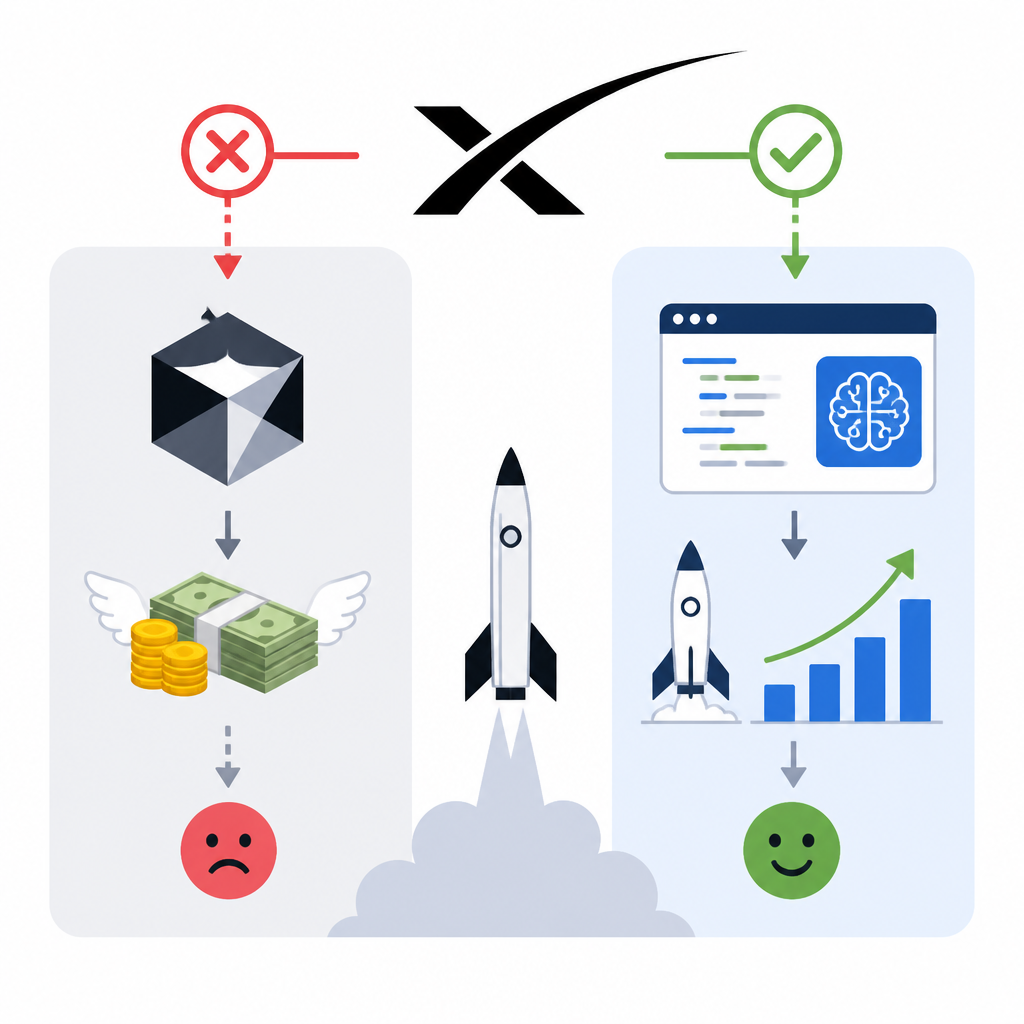SpaceX收购Cursor不划算,AI编程能力应自己做