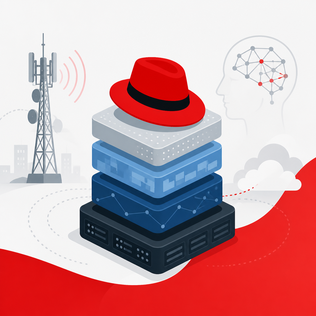 Red Hat AI 把電信 AI 變成堆疊