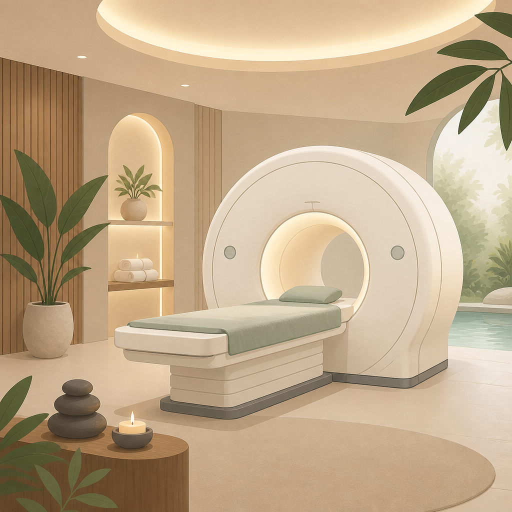 Midjourney Medical’s scanner is a spa, not a clinic