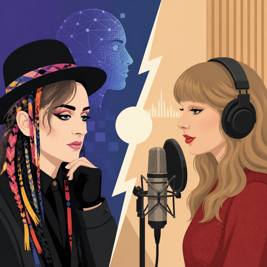 Boy George AI vs Taylor Swift 重新錄製