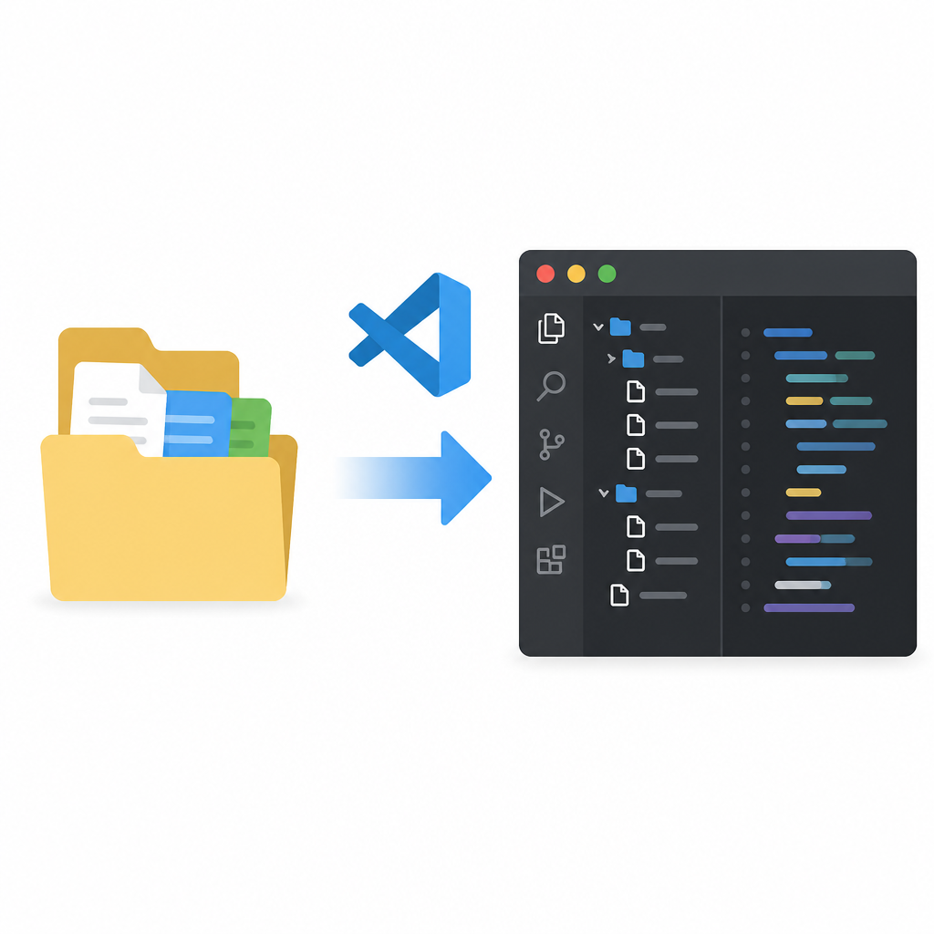 VS Code turns a folder into a workspace
