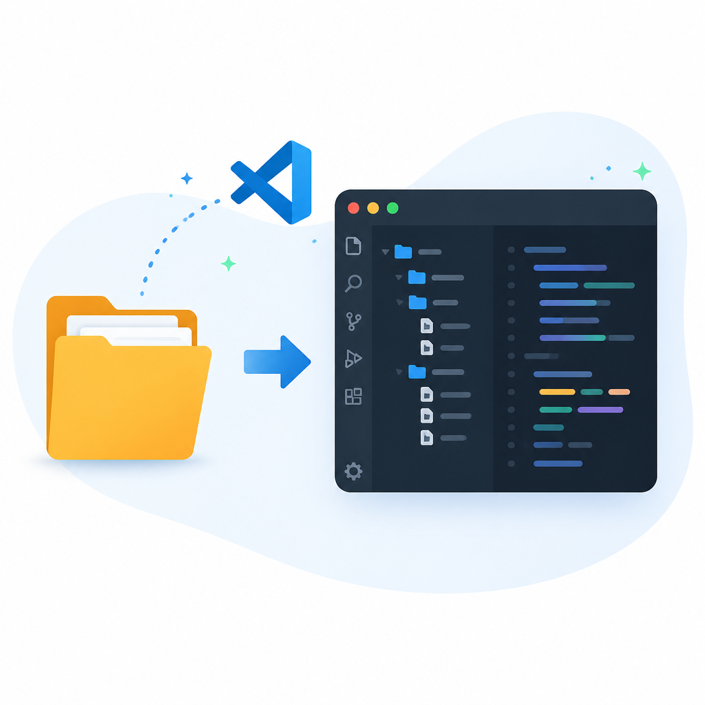 VS Code turns a folder into a workspace