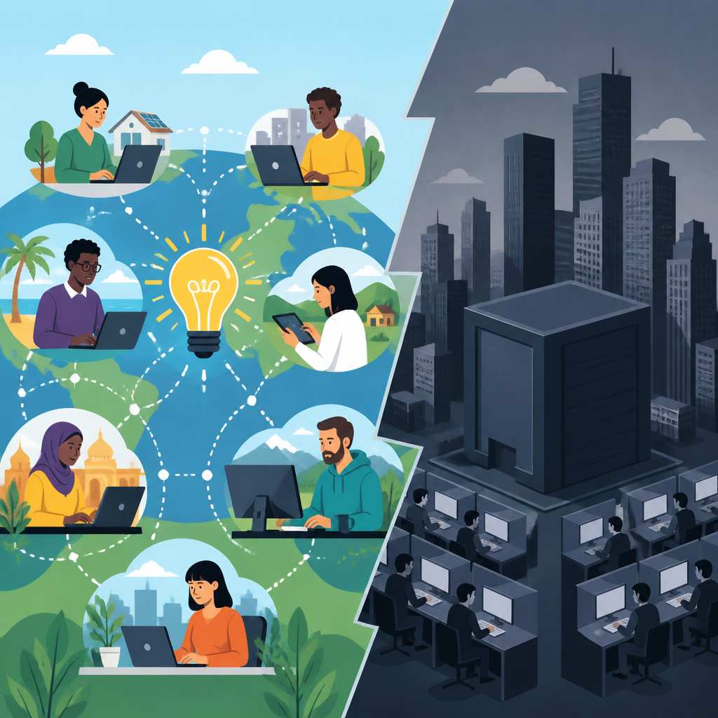 Distributed innovation beats Silicon Valley’s tech model