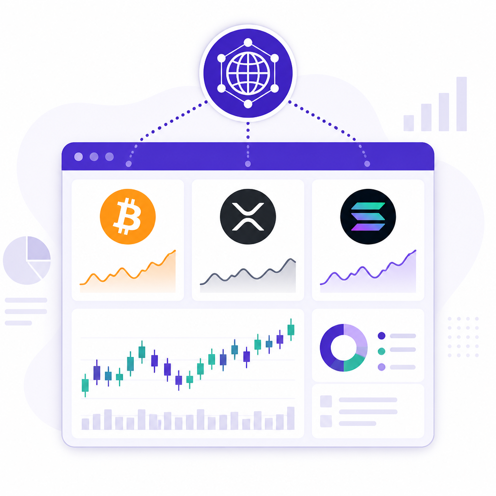 Yahoo Finance’s crypto hub keeps Bitcoin, XRP, and Solana in view