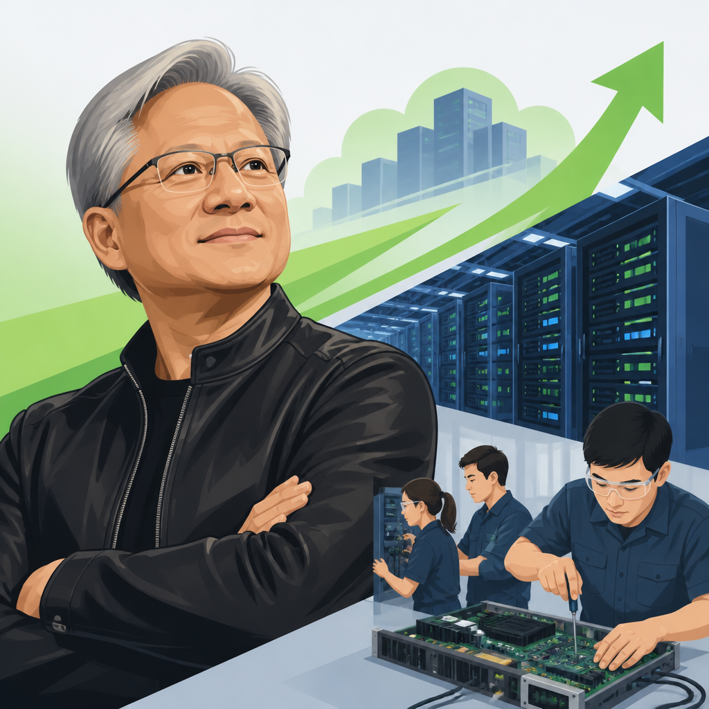 黃仁勳押注技職,正踩中資料中心熱潮