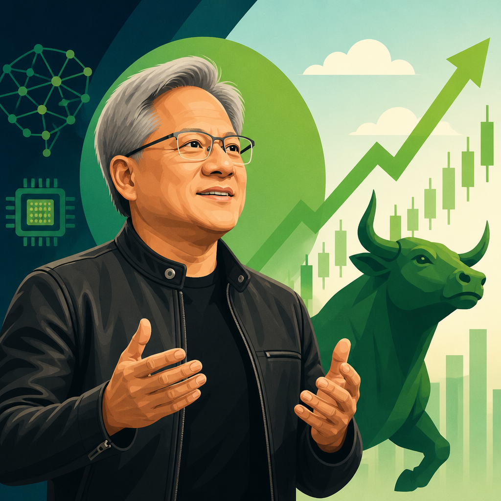 Jensen Huang’s AI Comments Lift Microsoft Bull Case