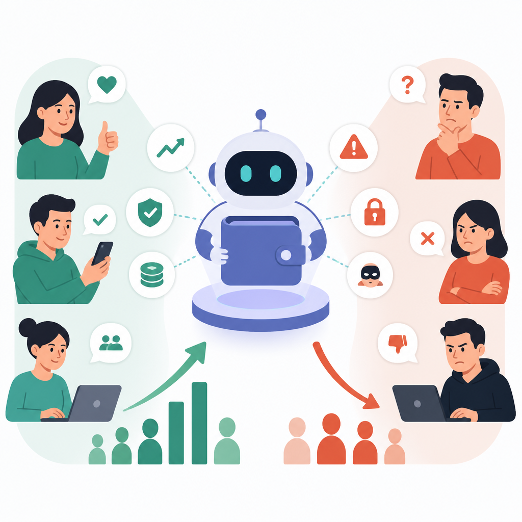 AI agent wallets gain traction as users split on trust