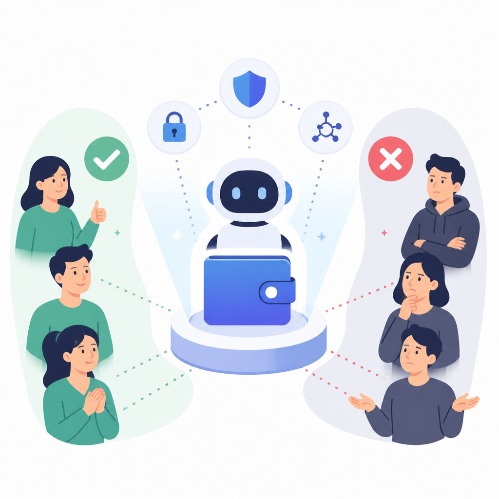 AI 代理錢包上線,信任仍分歧