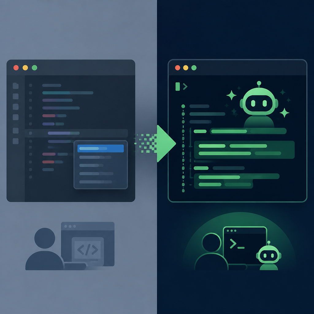 终端里的编程代理，正在取代 IDE 里的行级补全