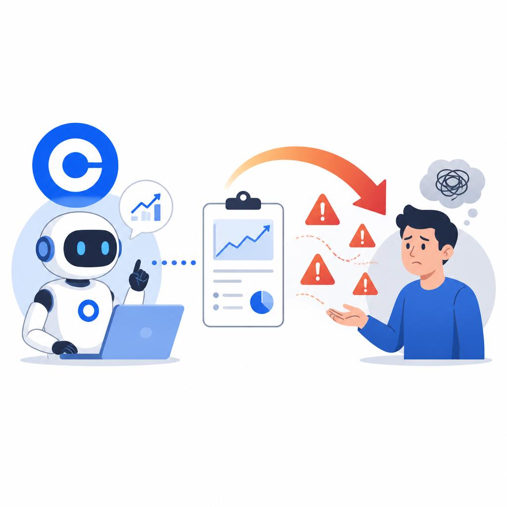Coinbase AI 顧問把風險丟給你