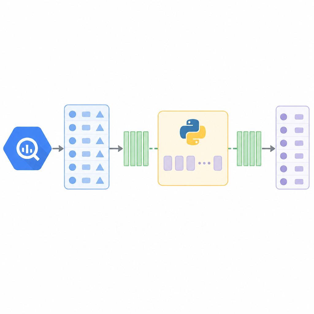 BigQuery vectorized Python UDFs with Arrow