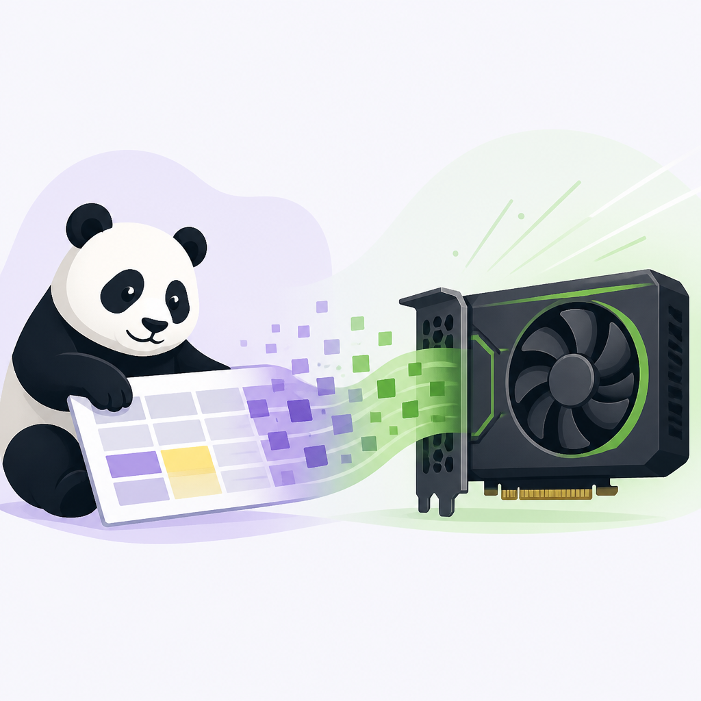 cuDF 讓 pandas 直接跑上 GPU