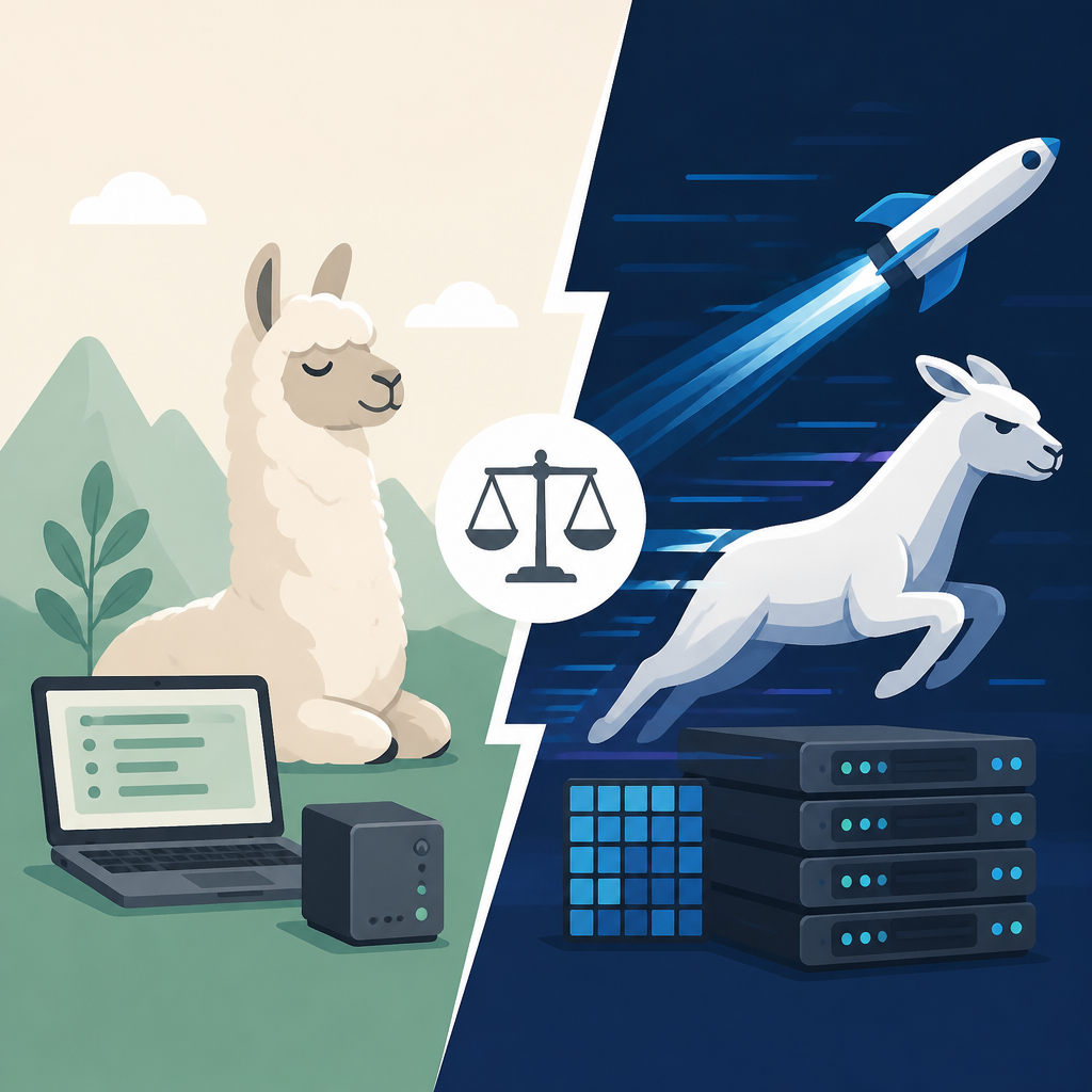 llama.cpp vs vLLM：本機模型引擎怎麼選