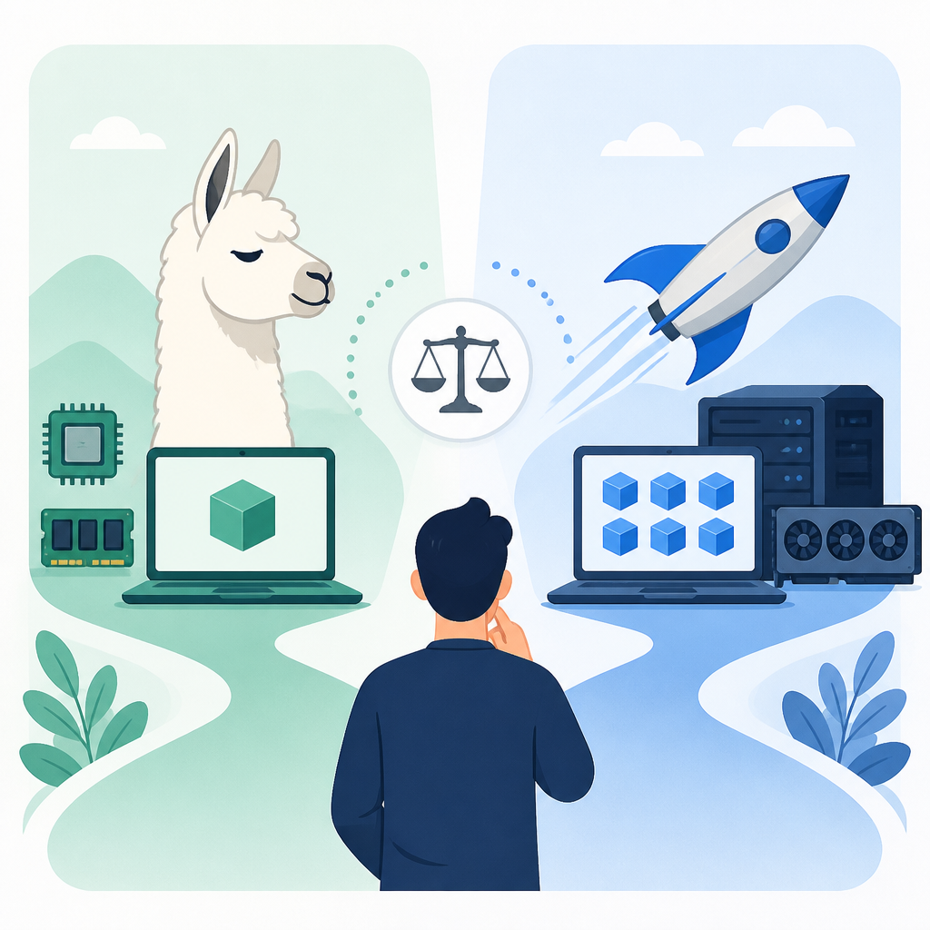 llama.cpp vs vLLM: Choosing the right local LLM engine