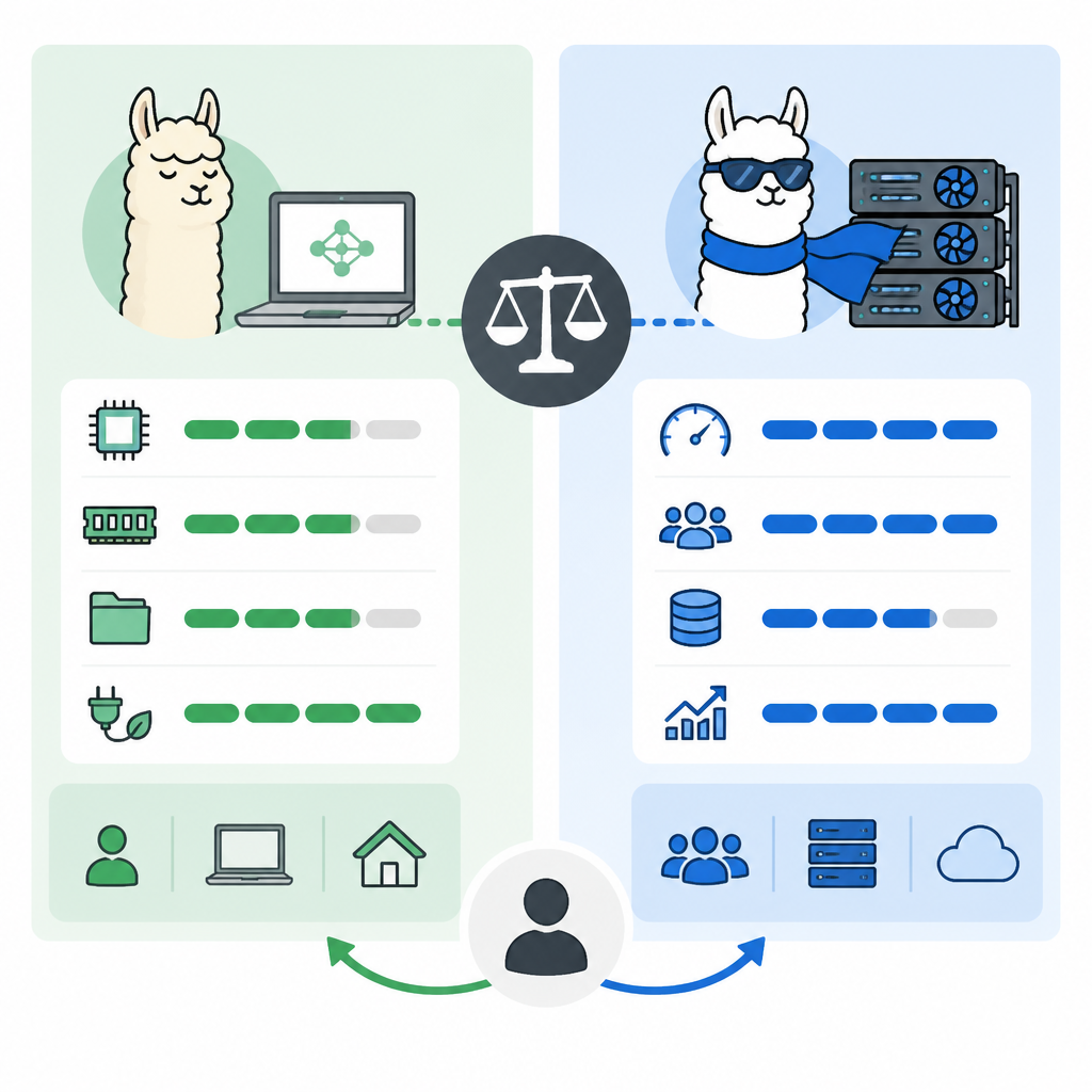 llama.cpp vs vLLM：本機模型引擎怎麼選