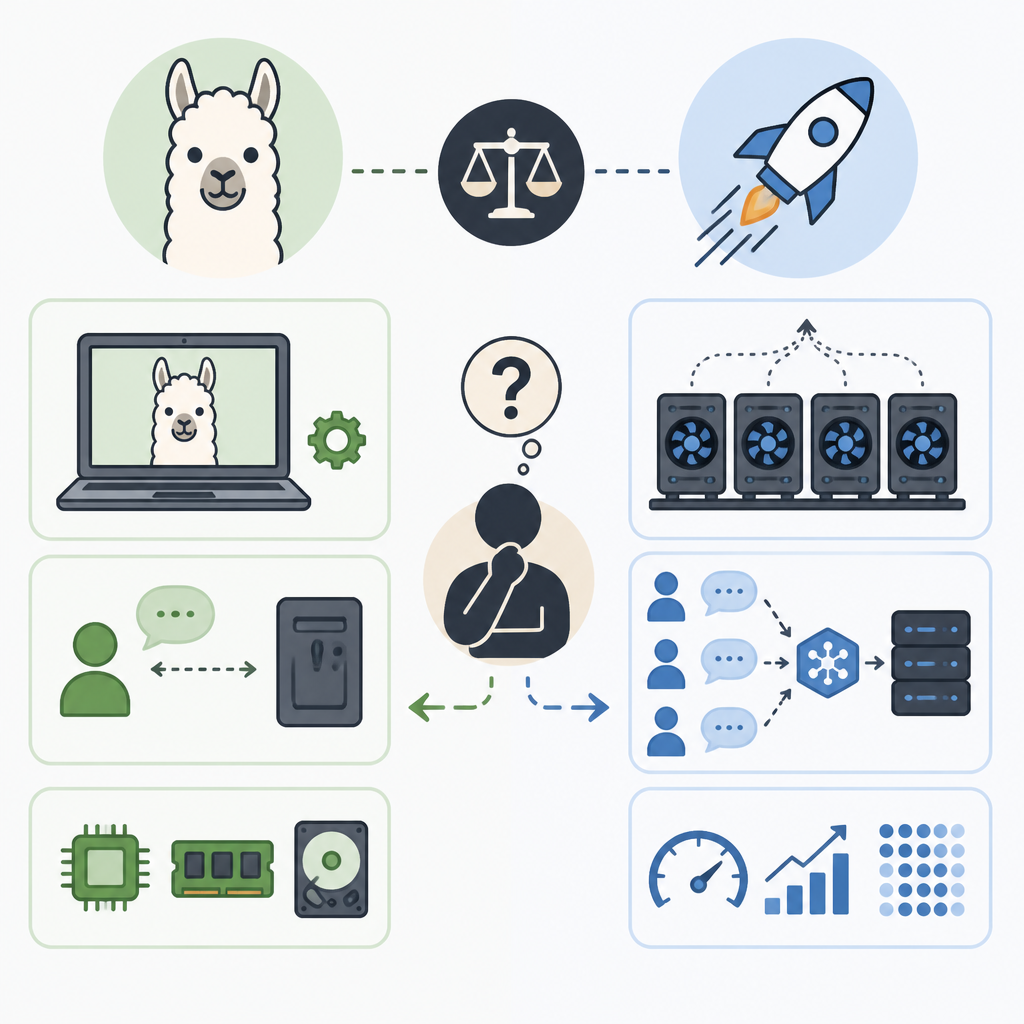 llama.cpp vs vLLM: Choosing the right local LLM engine