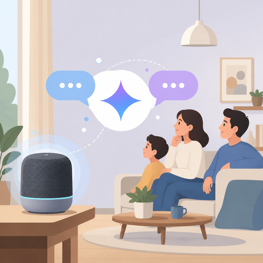 Google 的 $99 喇叭把家變 Gemini 對話
