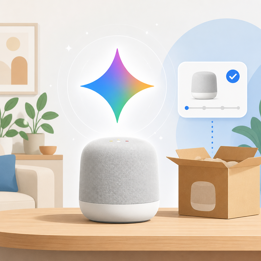 Google Home Speaker preorder puts Gemini first
