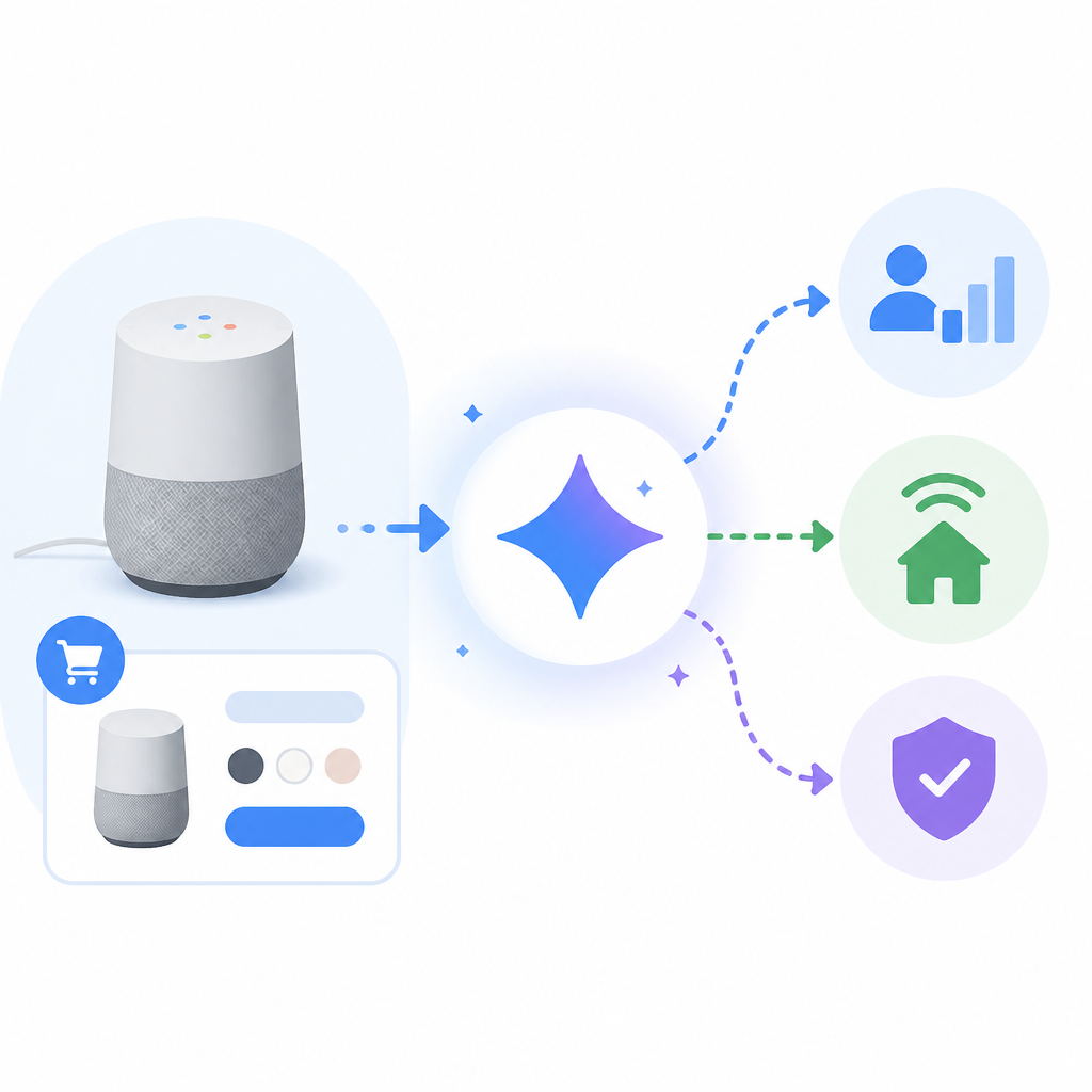 Google Home Speaker 預購先看 Gemini 取向