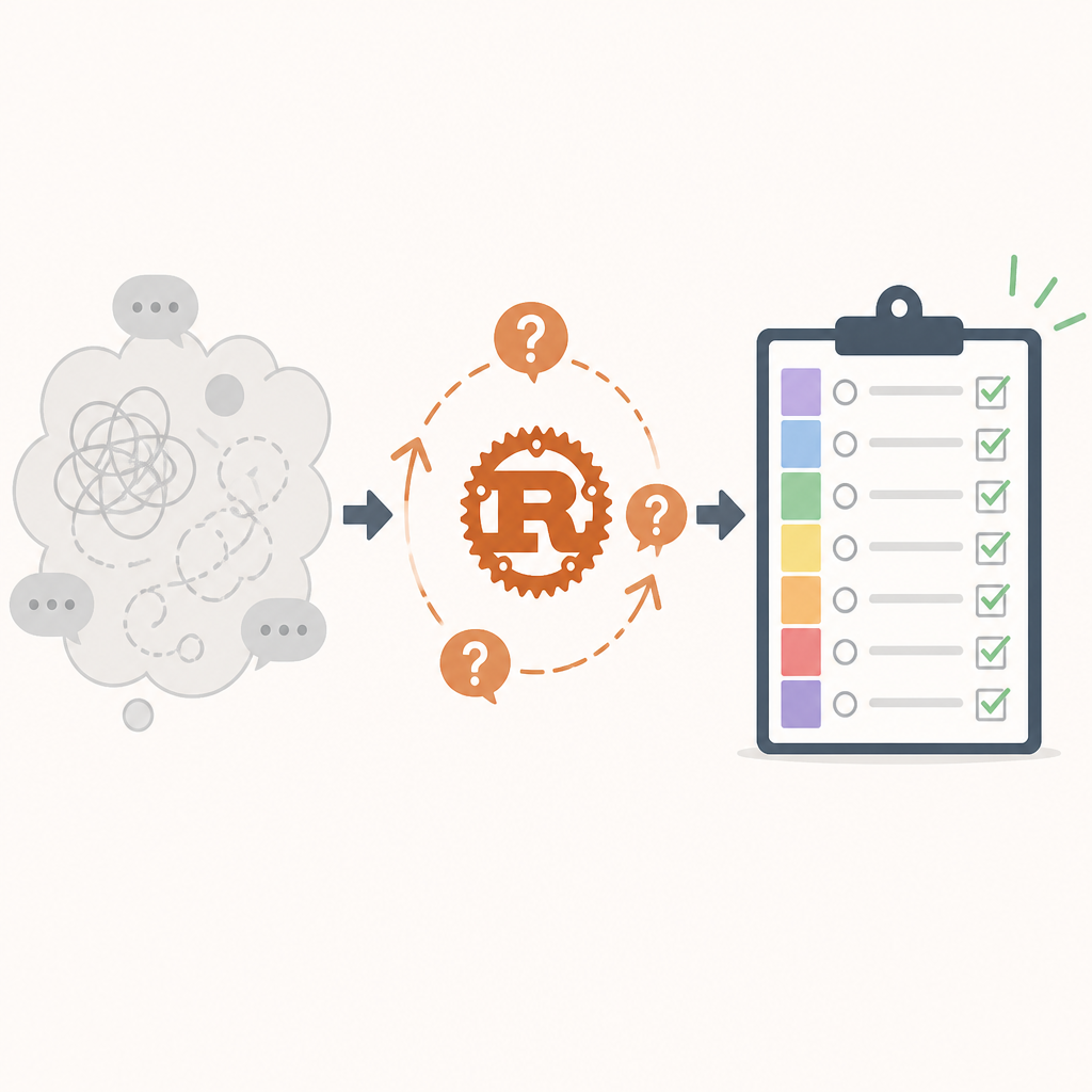 Rust 週更提問把模糊工作變計畫