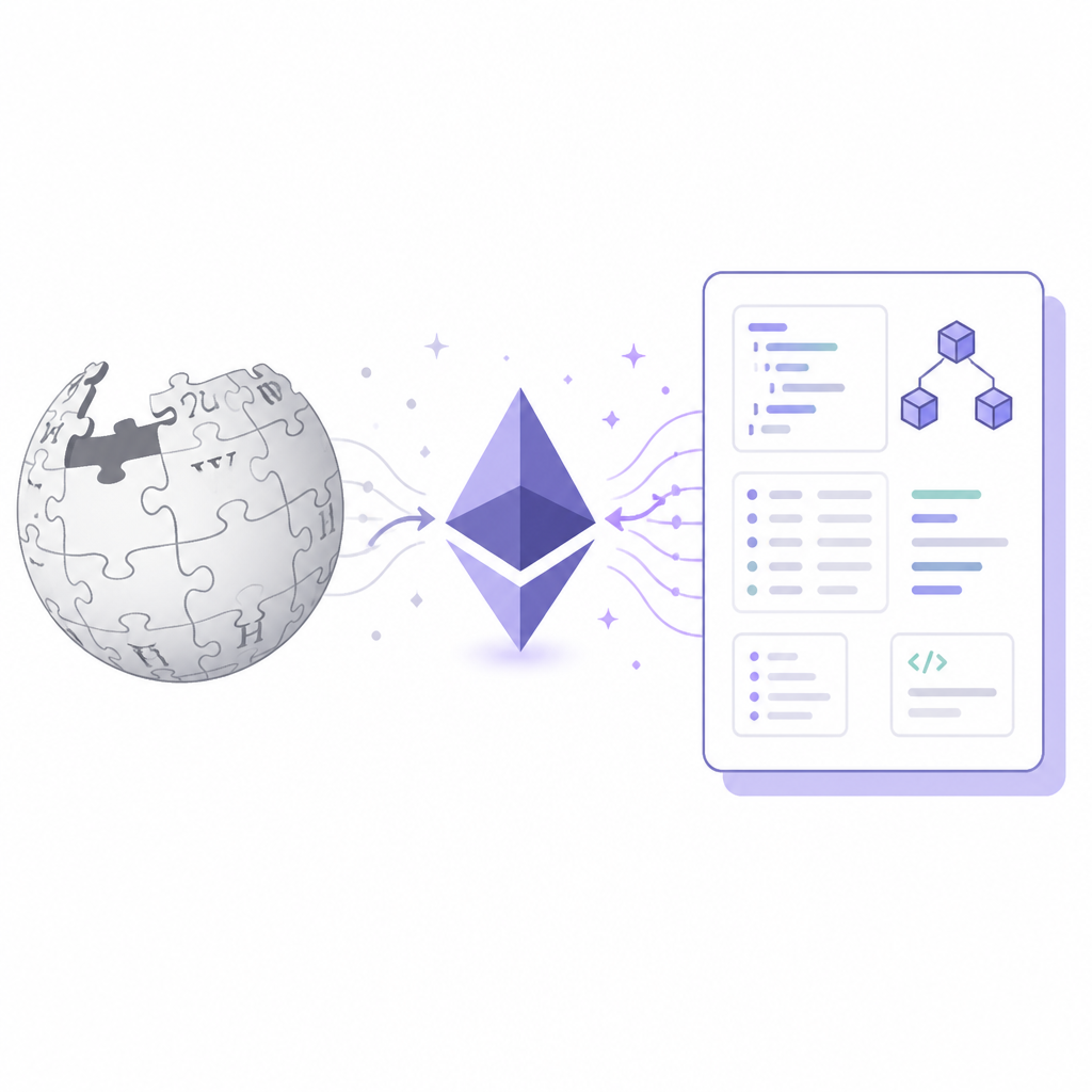 Ethereum turns Wikipedia into a dev cheat sheet