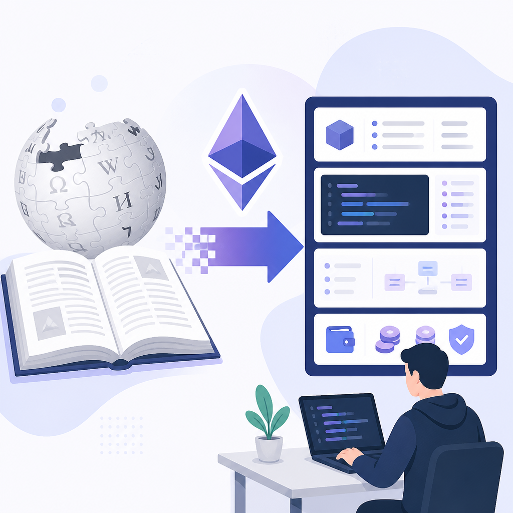 Ethereum 把 Wikipedia 變開發者速查表