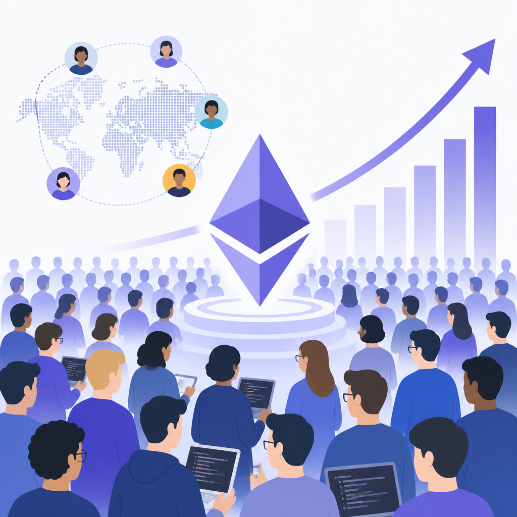 Ethereum 開發者數破百萬