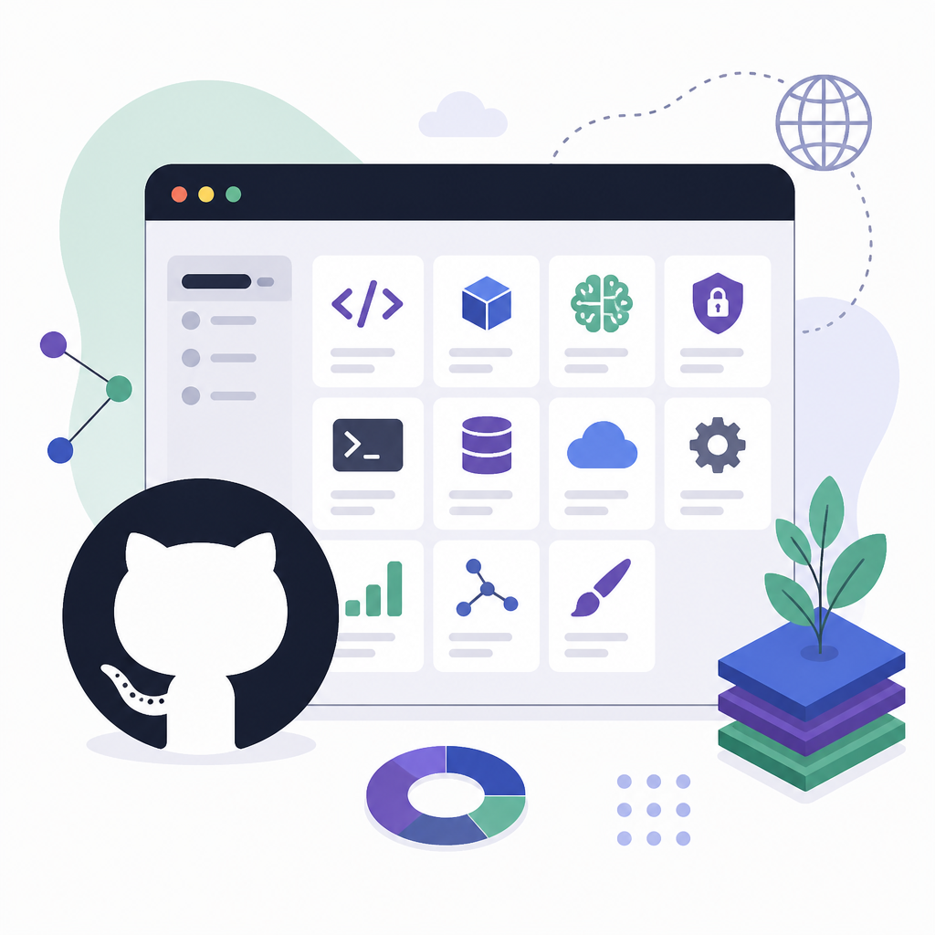 52,555 open-source repos listed on GitHub Topics