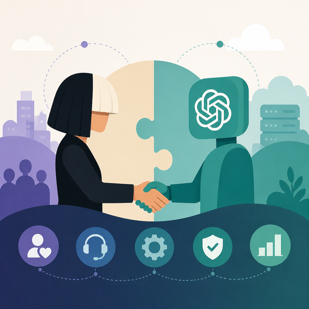 Sia 與 OpenAI 結盟,證明企業 AI 已經變成服務戰