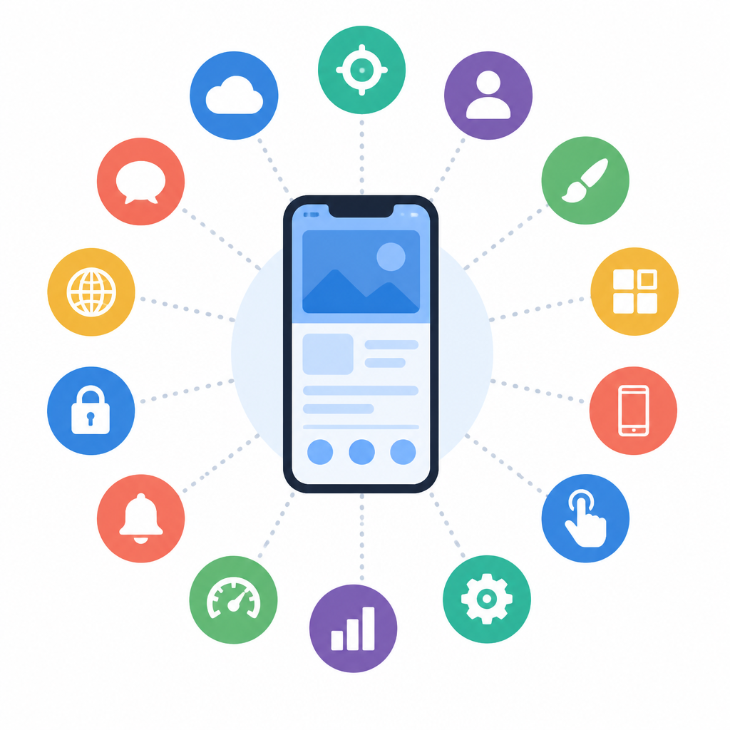 Mobile app production depends on 14 design choices