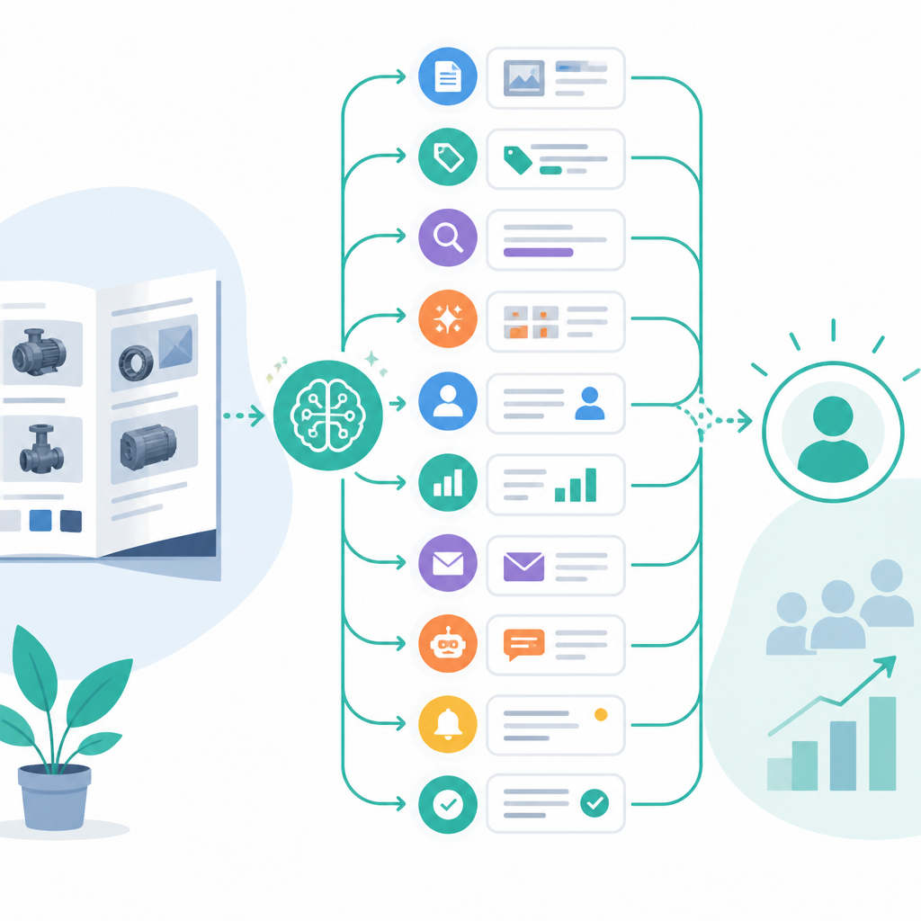 10 個把 B2B 型錄變成線索的 AI 工作流
