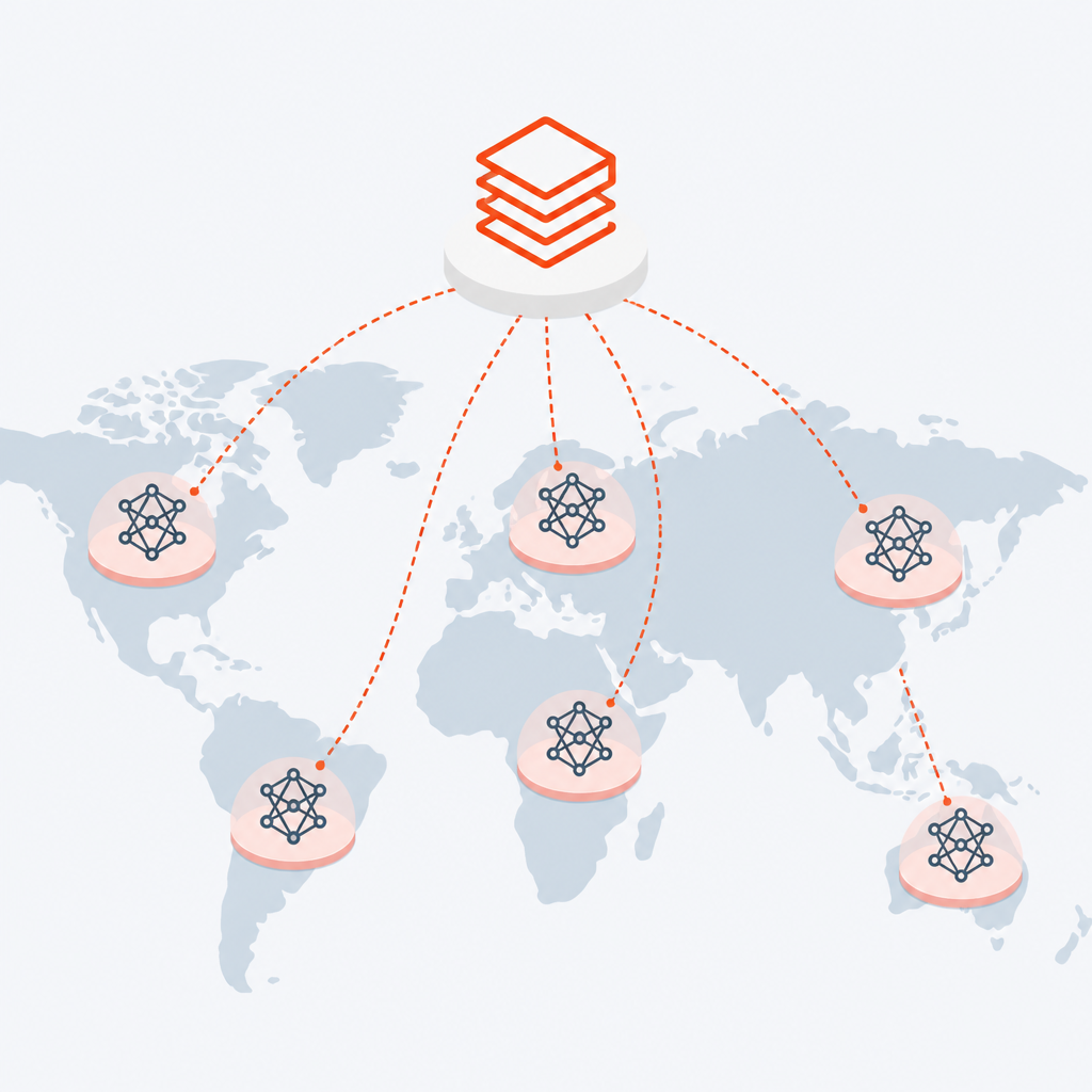 Databricks model serving maps models to regions