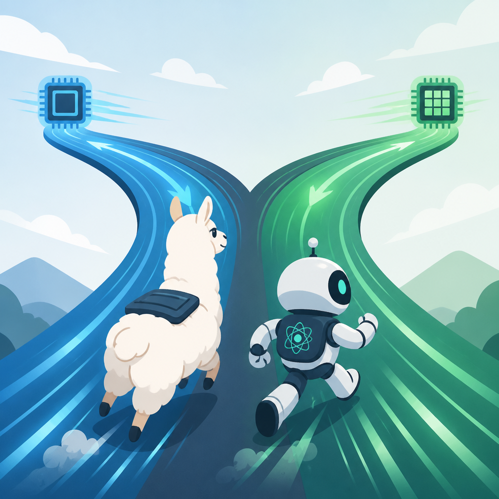 AtomicBot 的 llama.cpp 分支，兩條路都加速