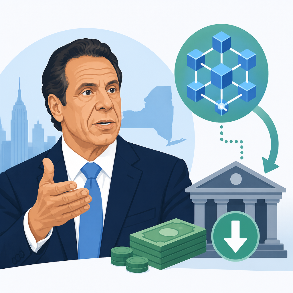 Cuomo：區塊鏈可降銀行費用