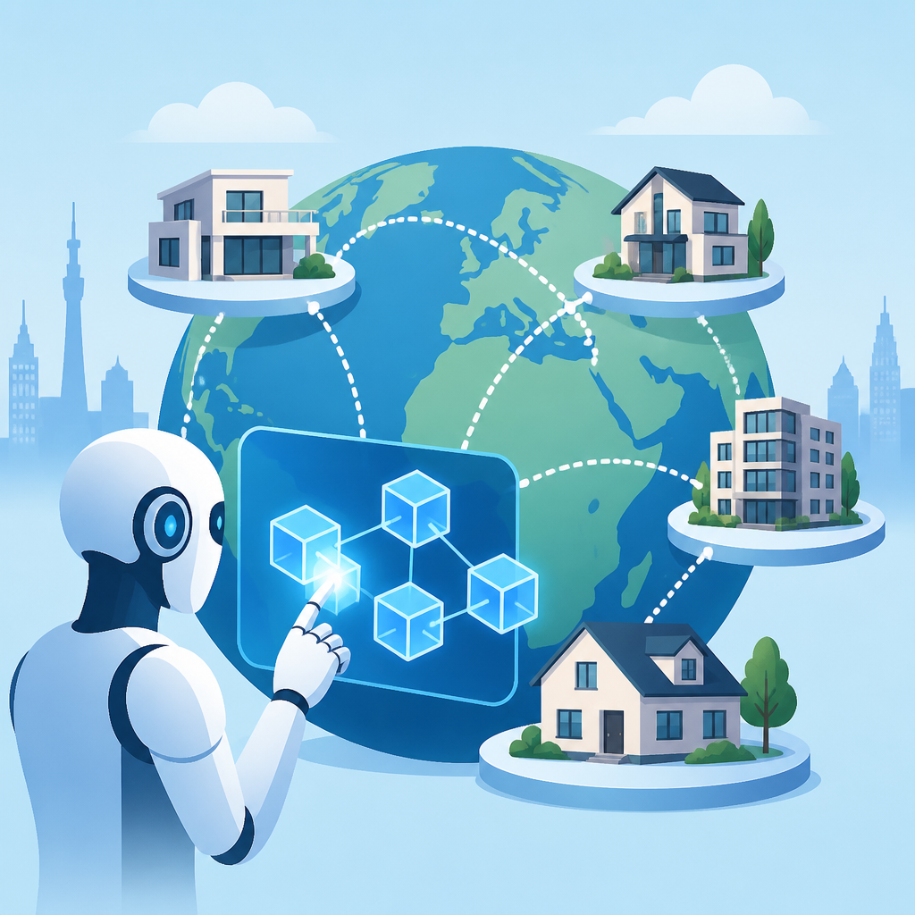 AI blockchain is opening cross-border property access