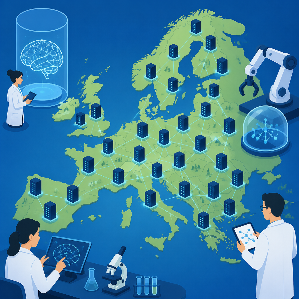 35 NVIDIA AI supercomputers turn Europe into a lab