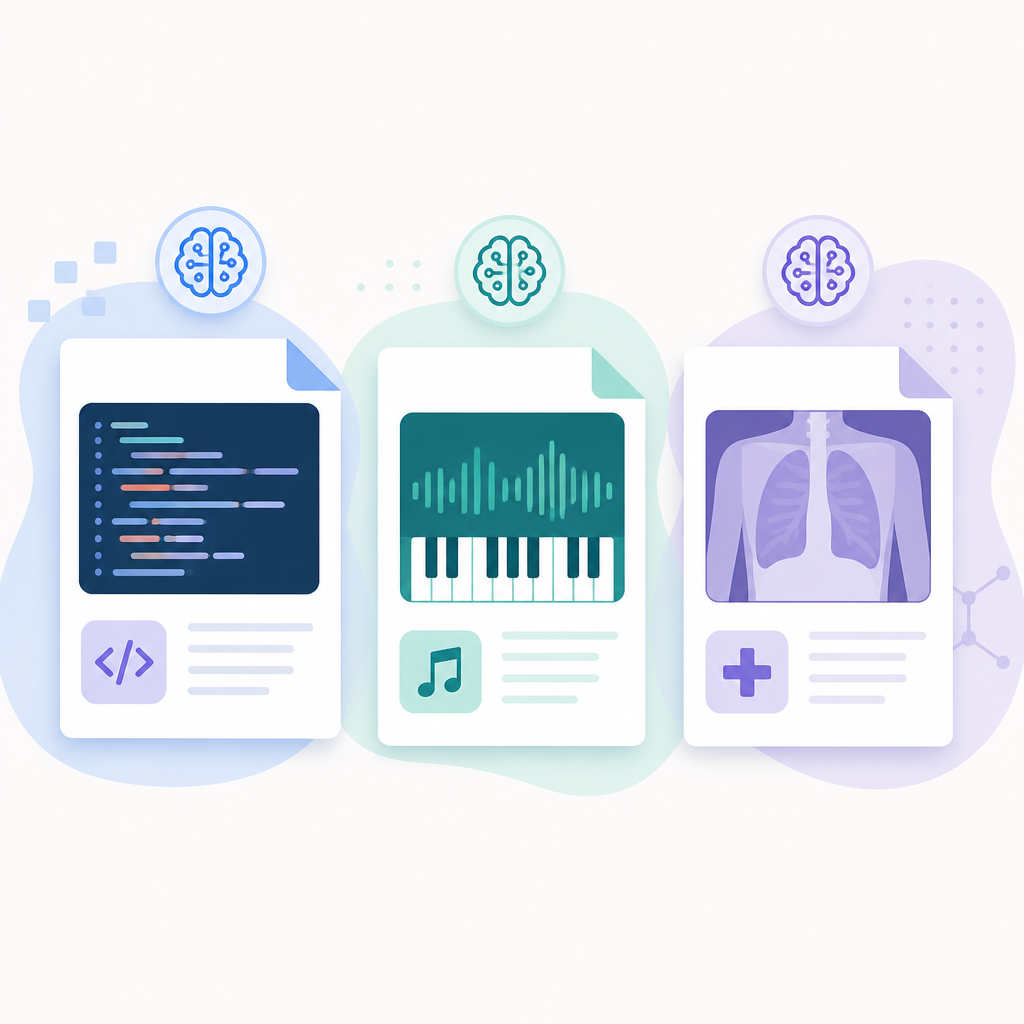 3 AI papers on code, music, and diagnosis