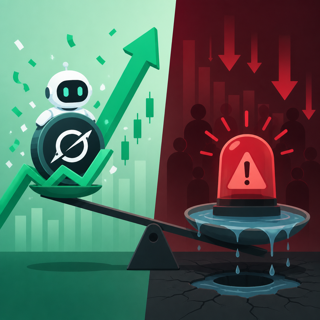 Grok AI 漲 266% 不是價值證明，而是流動性警訊