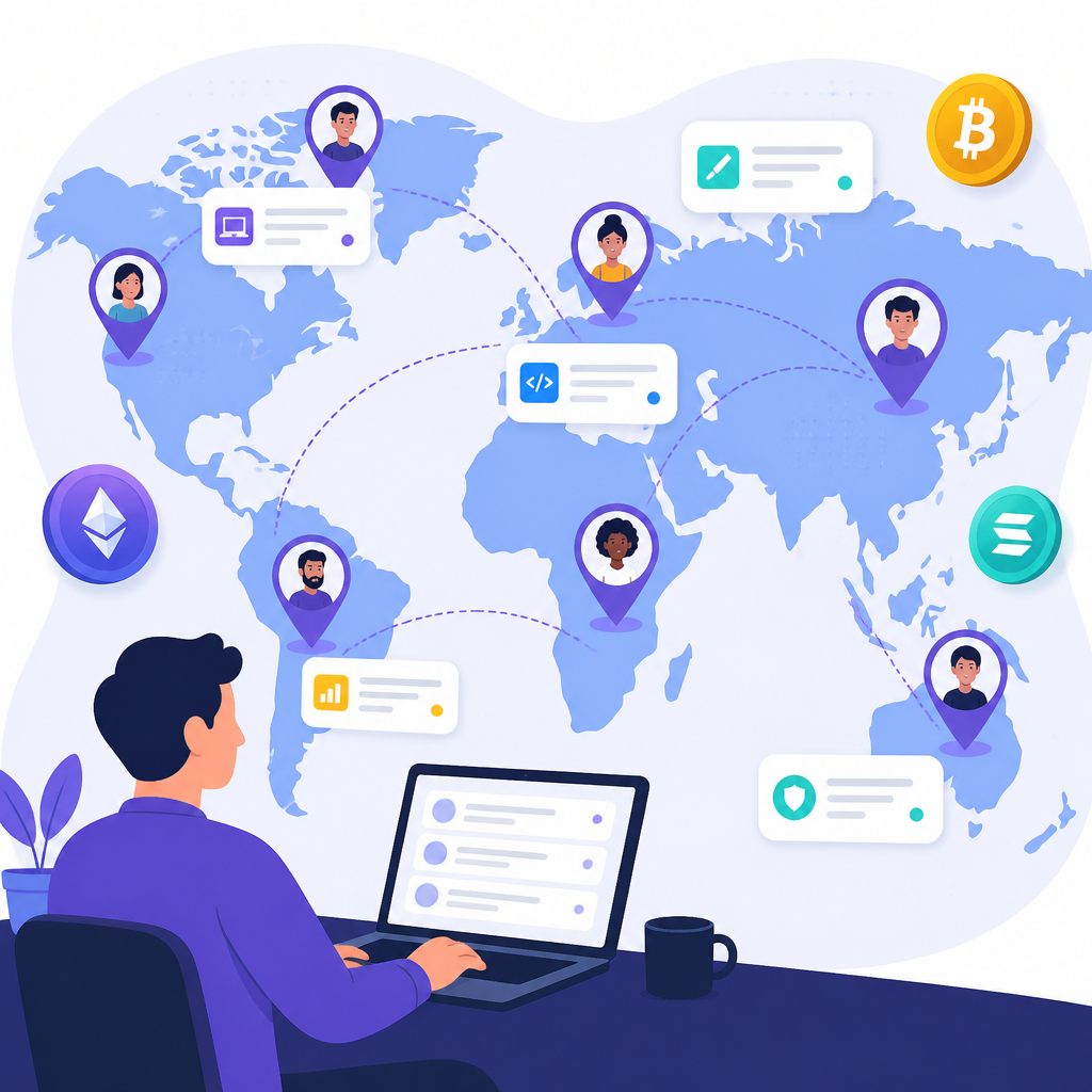 CryptoJobsList 讓遠端職缺變成地圖