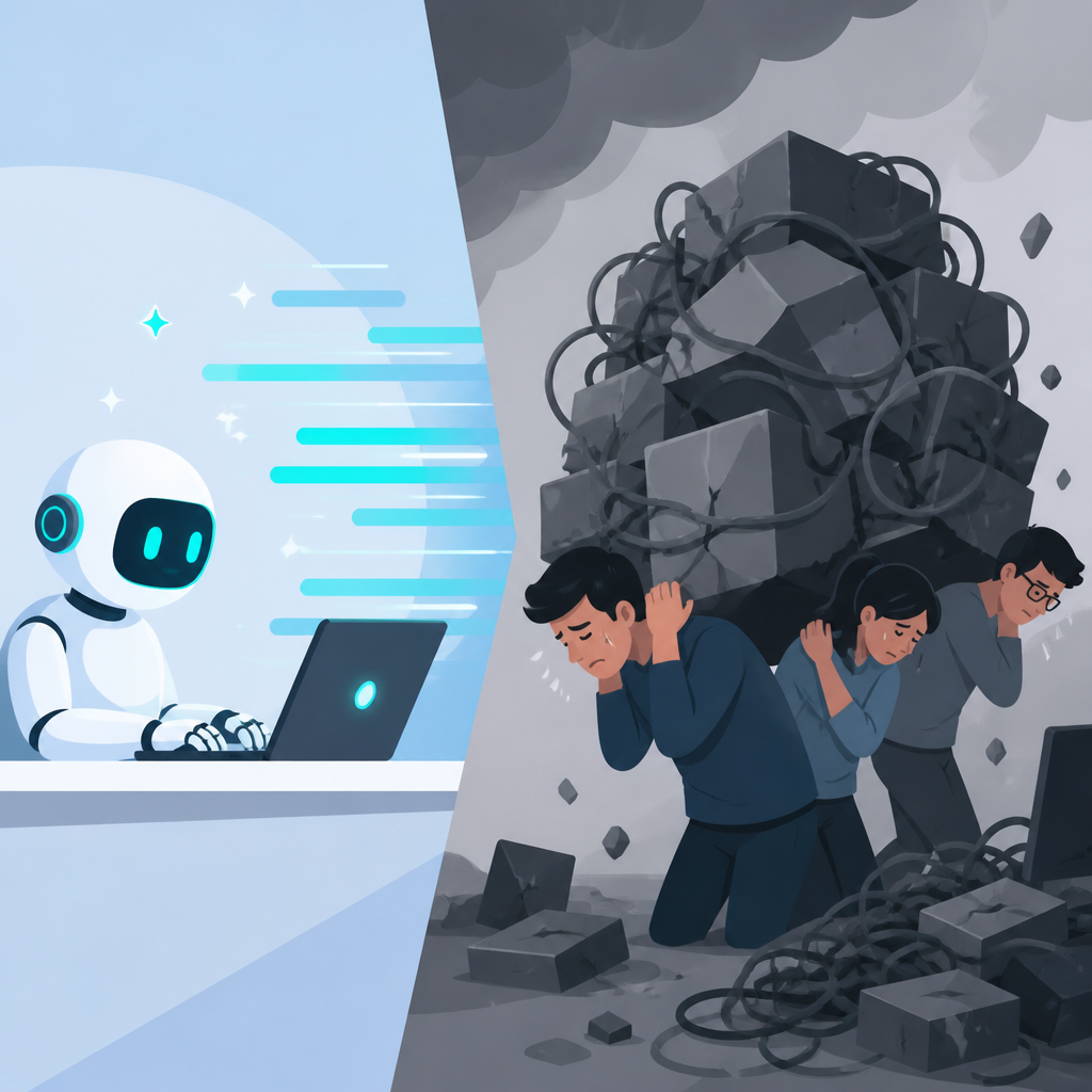 AI 寫碼快，債還是團隊背