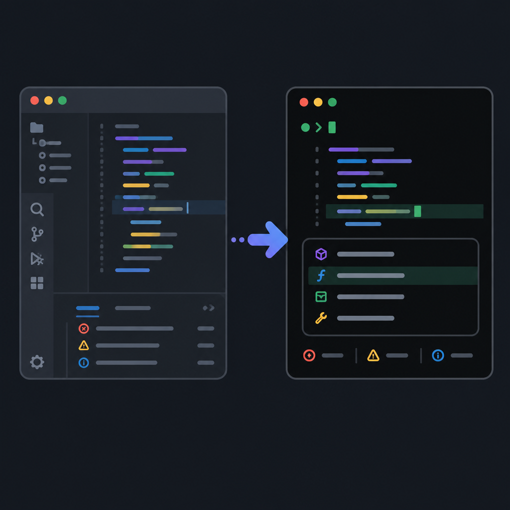 omp brings IDE-grade coding to the terminal