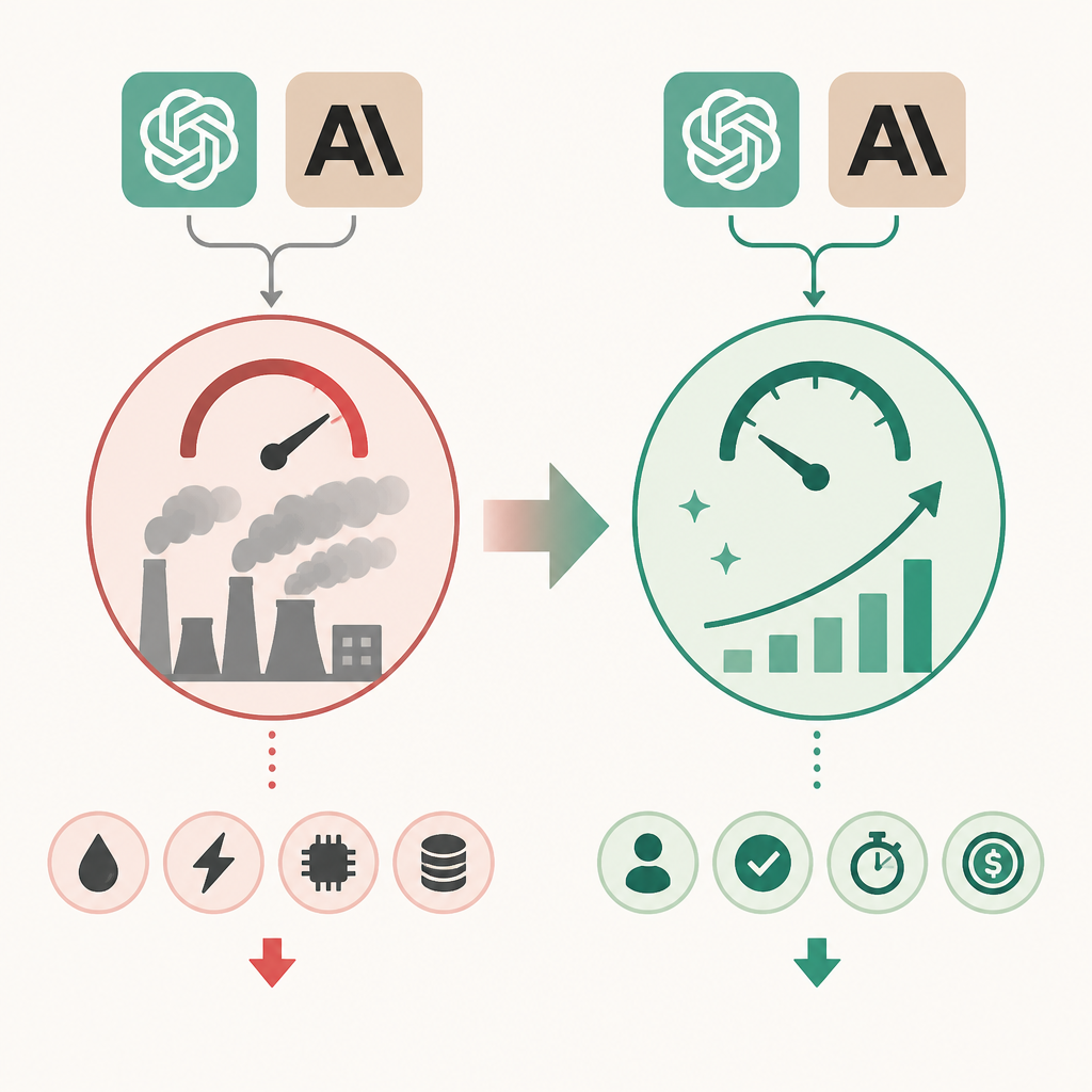 OpenAI 與 Anthropic 必須賣效率，不是賣耗用
