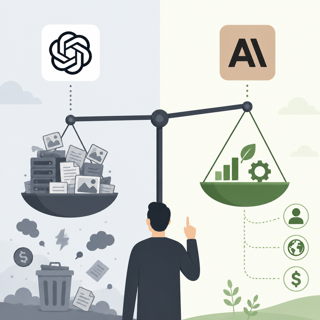 OpenAI and Anthropic must sell efficiency, not excess